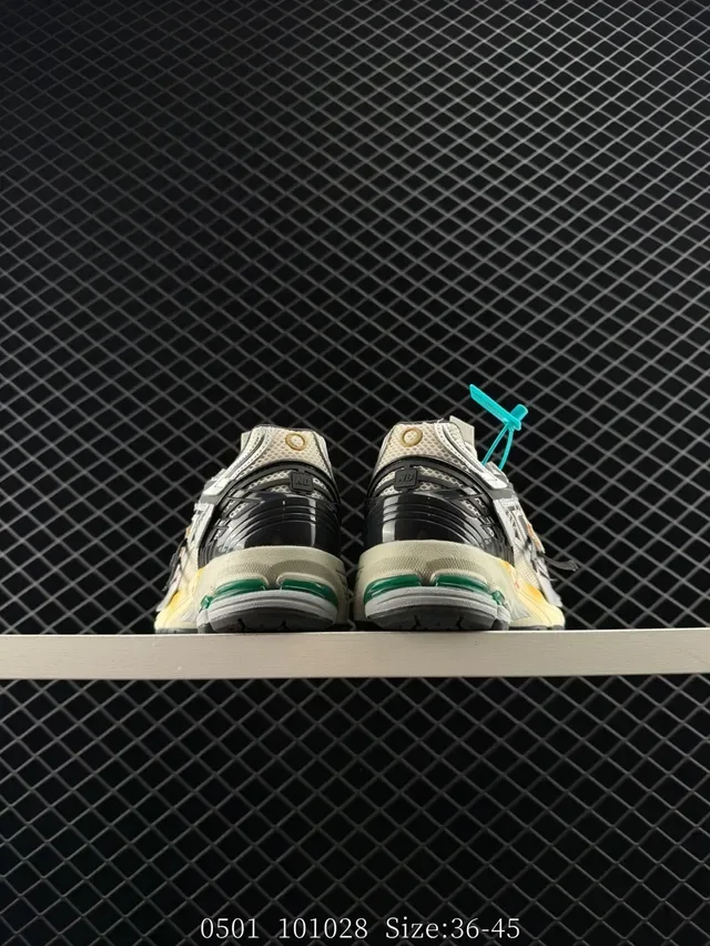 New Balance 1906R Gray Black Cream Green Lifestyle Sneakers 3