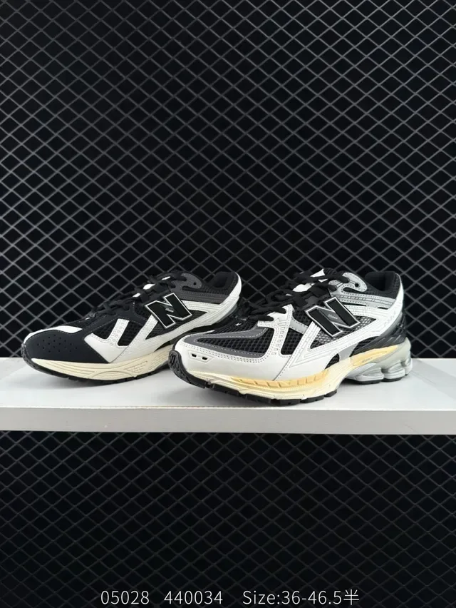 New Balance 1906V White Black Tan Lifestyle Sneakers 4