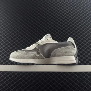 New Balance 327 Gray Suede and Synthetic Lifestyle Sneakers