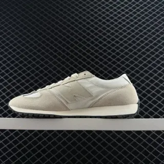 New Balance 471 بيج متعدد الطبقات قماش سويد رترو أسلوب حياة أحذية رياضية