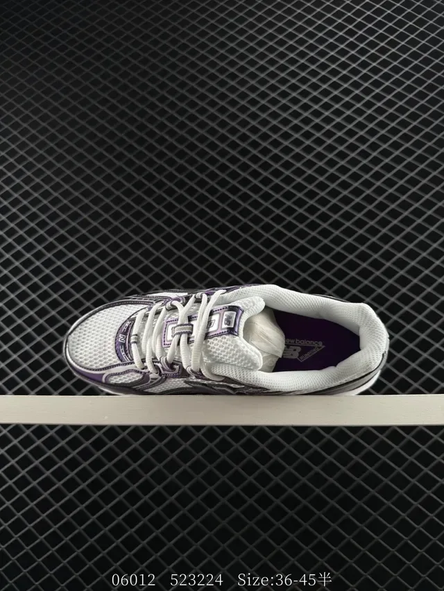 New Balance 740 White Purple Retro Runner Lifestyle Sneakers 5