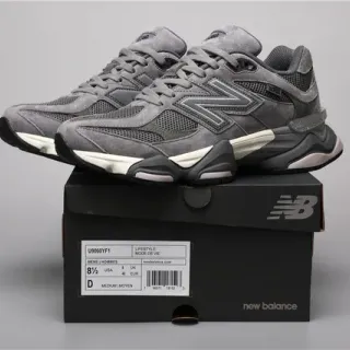 New Balance 9060 Chaussures Chunky Gris Maille et Daim