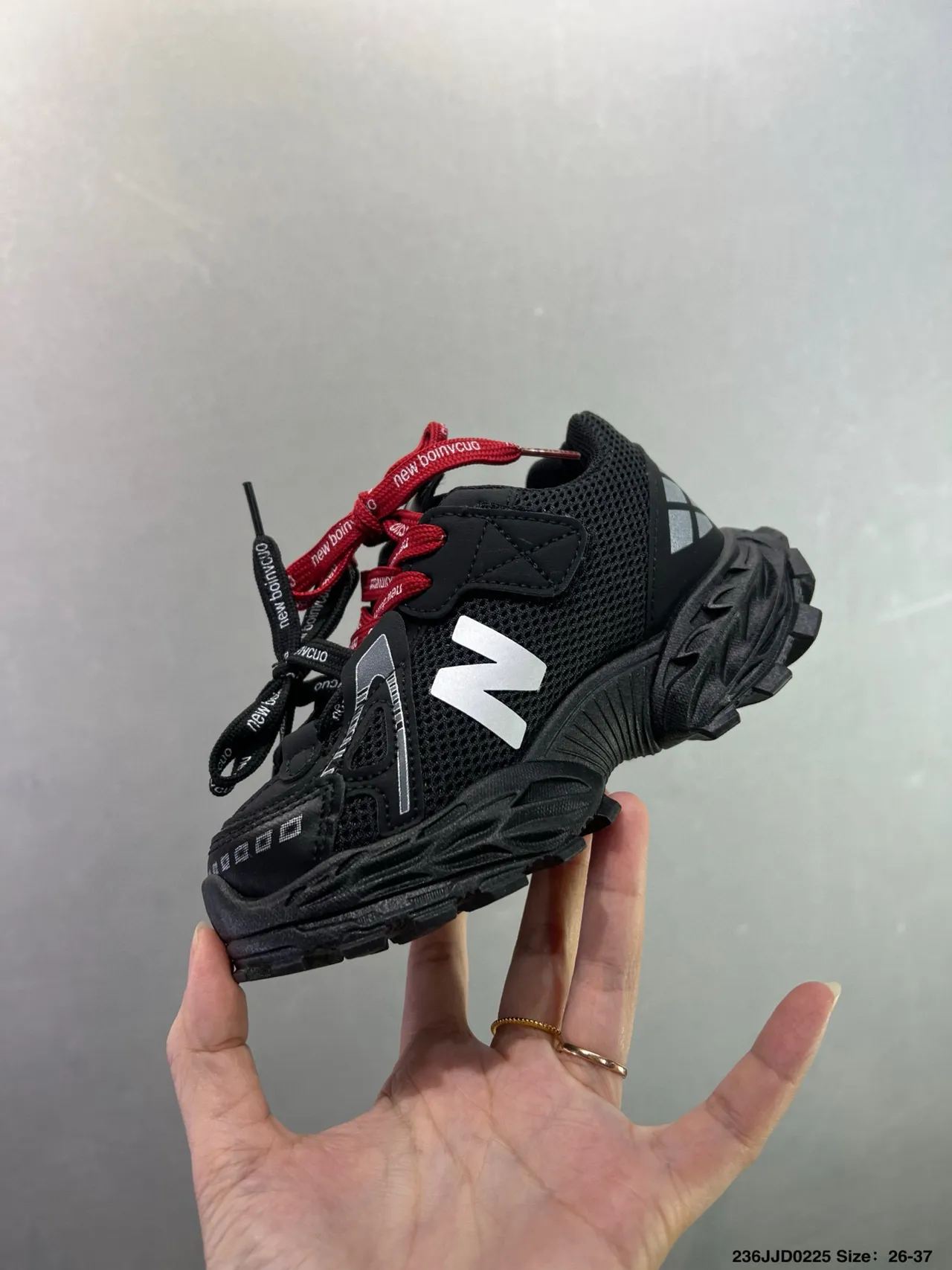 New Balance 9060 Gray Purple Chunky Sneakers 11