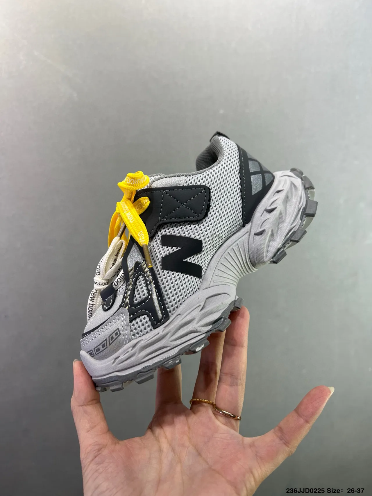 New Balance 9060 Gray Purple Chunky Sneakers 17