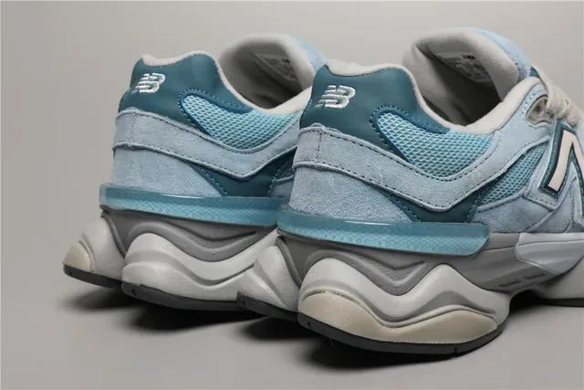 New Balance 9060 Tênis Lifestyle Azul Claro Turquesa 2