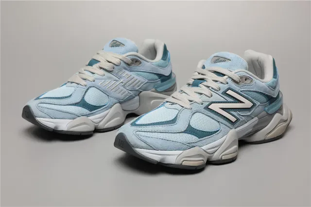 New Balance 9060 Tênis Lifestyle Azul Claro Turquesa 5