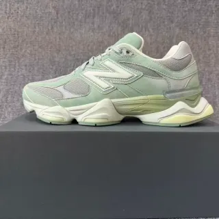 New Balance 9060 Mint Green Mesh-Suede Lifestyle Sneakers