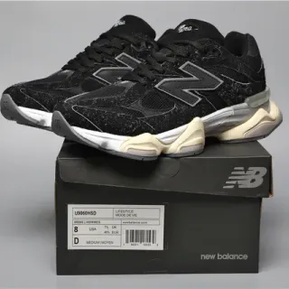 New Balance 9060 Speckled Black Cream Lifestyle Sneakers