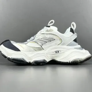 New Balance 9060 White and Black Chunky Sneakers