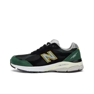 New Balance 990 Black Green Mixed Mesh And Suede Upper ENCAP Midsole Lifestyle Sneakers