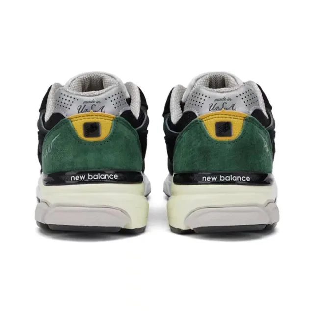 New Balance 990 Black Green Mixed Mesh And Suede Upper ENCAP Midsole Lifestyle Sneakers 3