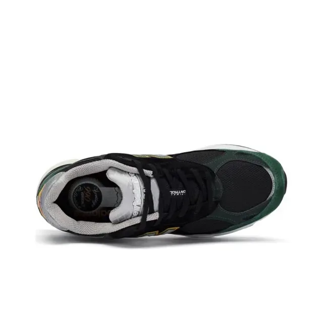 New Balance 990 Black Green Mixed Mesh And Suede Upper ENCAP Midsole Lifestyle Sneakers 4
