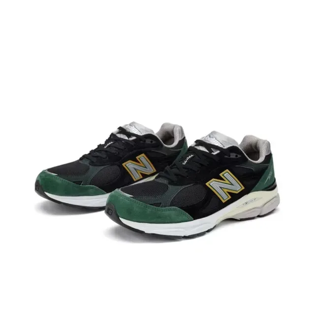 New Balance 990 Black Green Mixed Mesh And Suede Upper ENCAP Midsole Lifestyle Sneakers 5