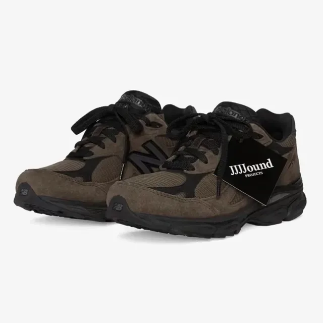 New Balance 990 Chaussures Lifestyle en Daim et Mesh Marron 2