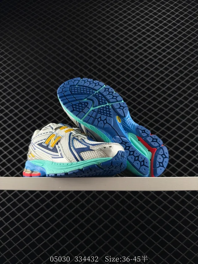 New Balance M1906 Argent Bleu Mailles Stratifiées et Superpositions Synthétiques Semelle Sculptée Sneakers Chunky 2