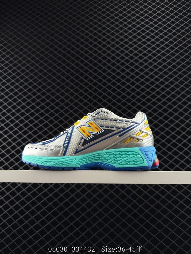 New Balance M1906 Argent Bleu Mailles Stratifiées et Superpositions Synthétiques Semelle Sculptée Sneakers Chunky 5