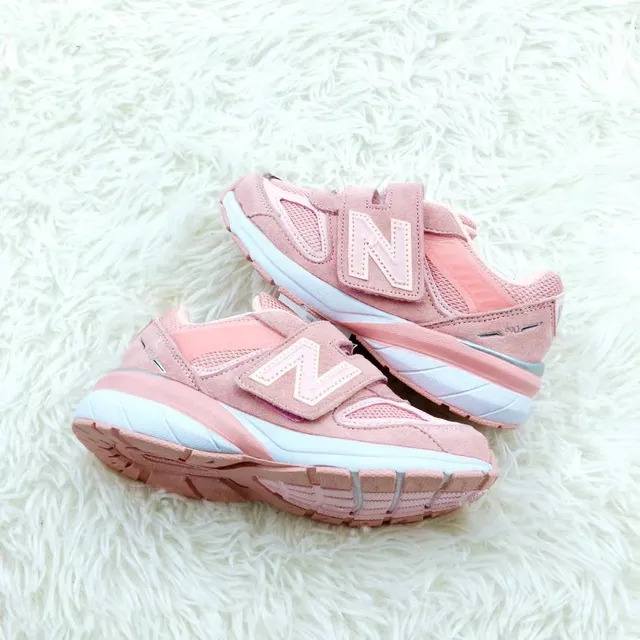 New Balance Tênis Lifestyle Rosa Cinza Low-Top Fechamento com Cinta Hook-and-Loop 3