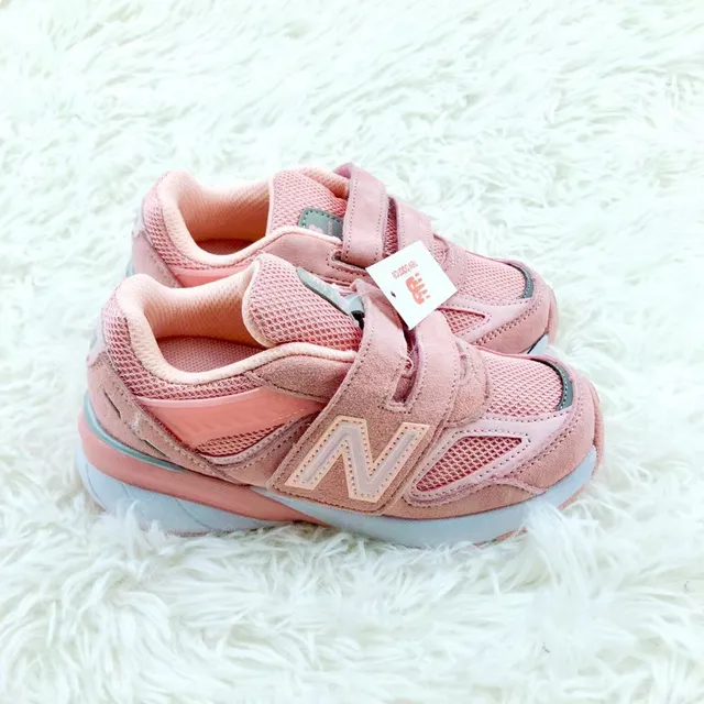 New Balance Tênis Lifestyle Rosa Cinza Low-Top Fechamento com Cinta Hook-and-Loop 5