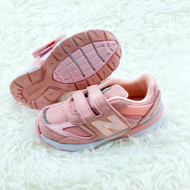 New Balance Tênis Lifestyle Rosa Cinza Low-Top Fechamento com Cinta Hook-and-Loop 9