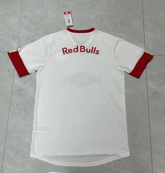 New Balance RB Leipzig White Red Trim Soccer Jersey 2