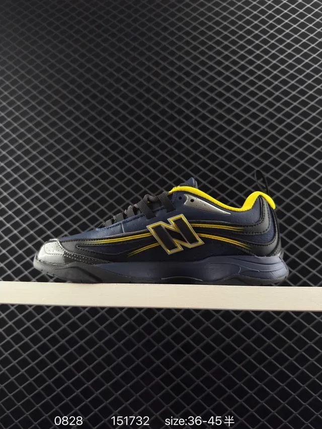 New Balance RC56 بحري وأصفر حذاء رياضي أسلوب حياة low-top 5