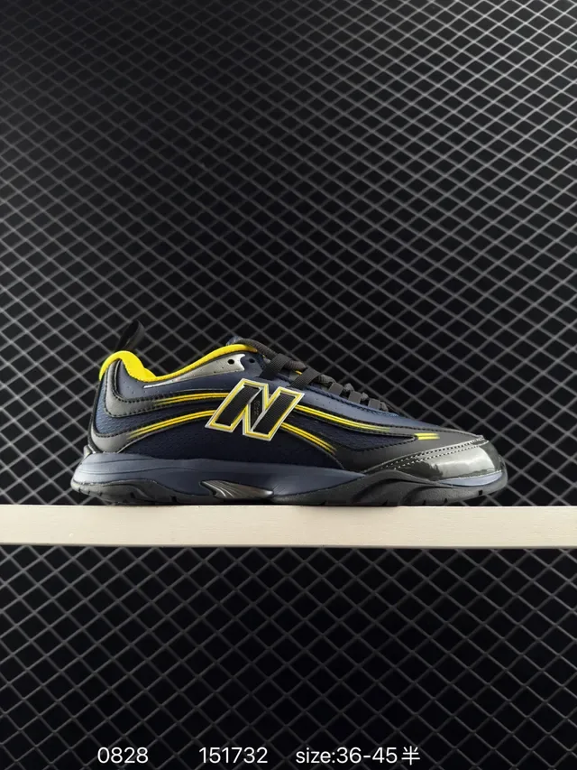 New Balance RC56 بحري وأصفر حذاء رياضي أسلوب حياة low-top 6