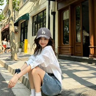New Era 9FORTY Gray White Structured Six-Panel Embroidered Logo Baseball Cap