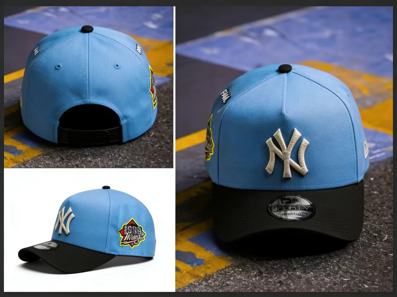 New Era 9FORTY Navy and Blue Gold Yankees 2000 World Series Baseball Cap 11