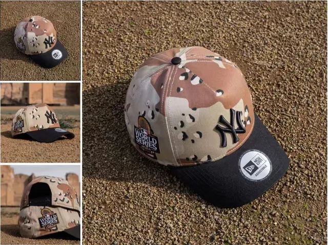 New Era 9FORTY Navy and Blue Gold Yankees 2000 World Series Baseball Cap 20