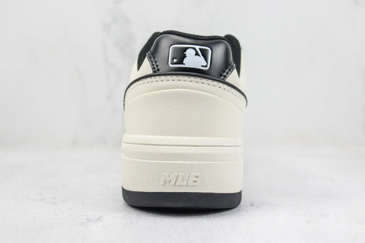 New Era Beige Black Platform Sole Interlocking NY Logo Lifestyle Sneakers 9