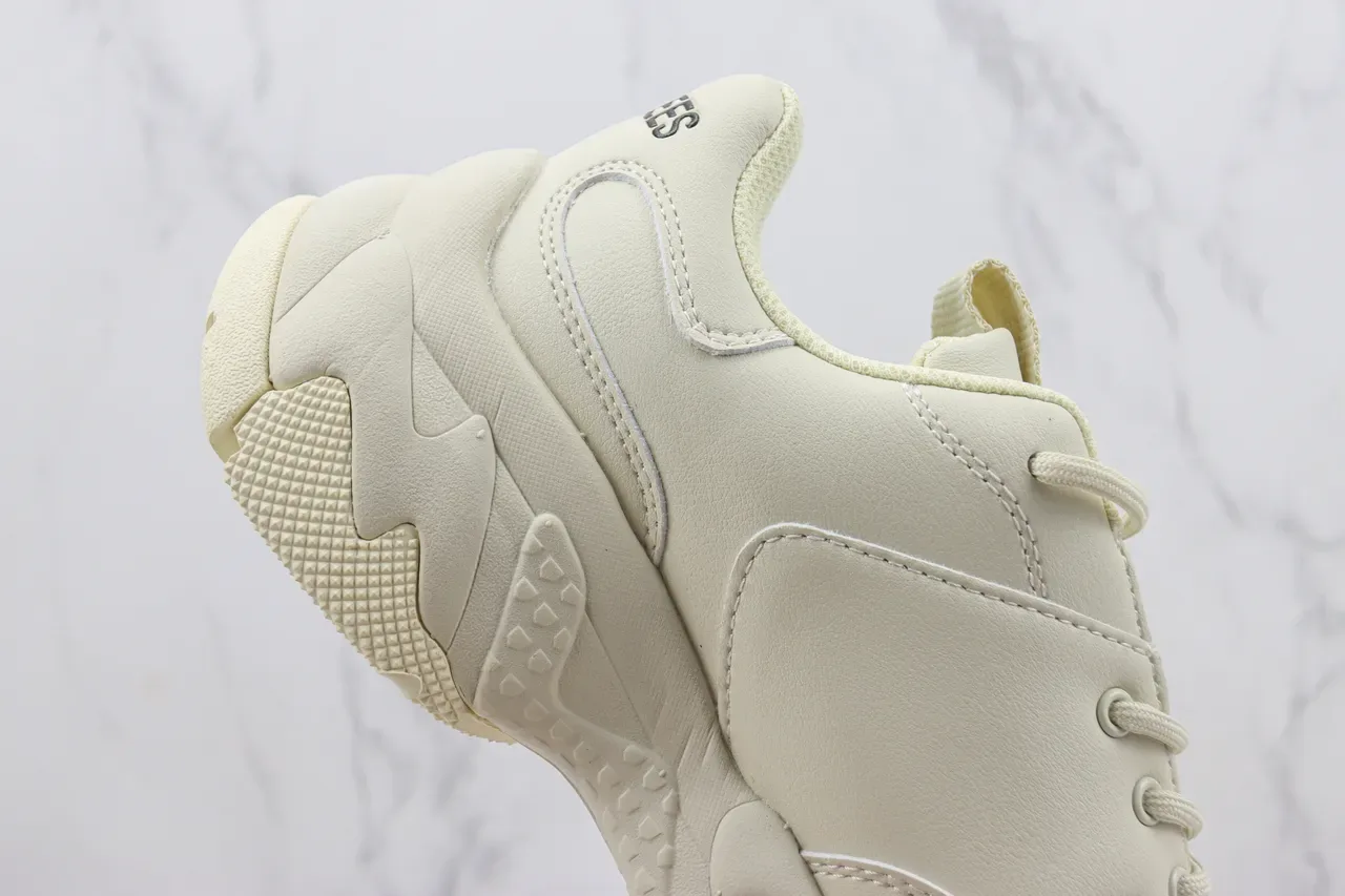 New Era Chunky Runner Beige Black Sole Oversized Team Logo Chunky Sneakers 5