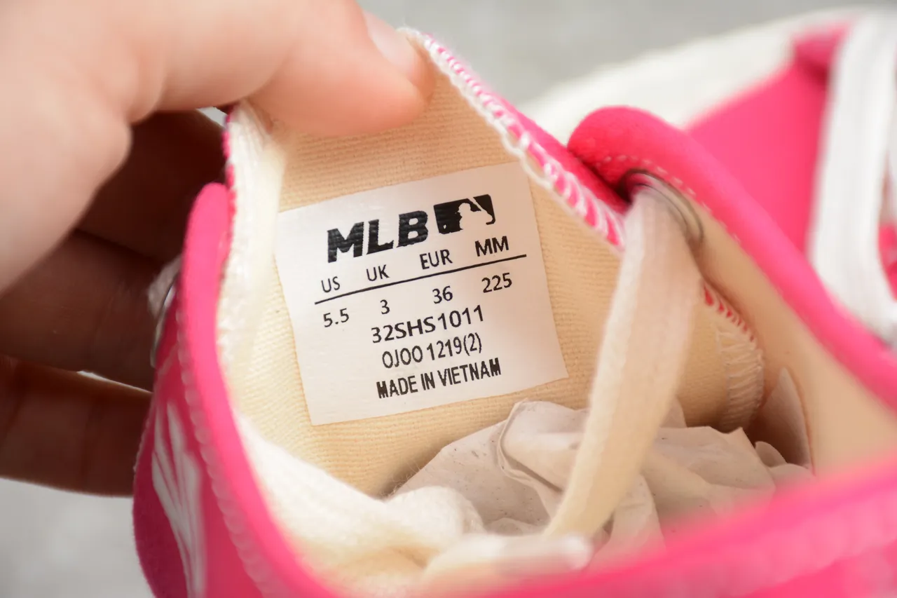 New Era NY Logo Mule Pink Beige Slip-On Sneaker Canvas Shoes 12