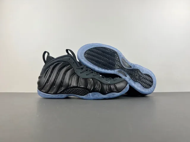 Nike Air Foamposite One Black Dark Gray Translucent Sole Basketball Shoes 11
