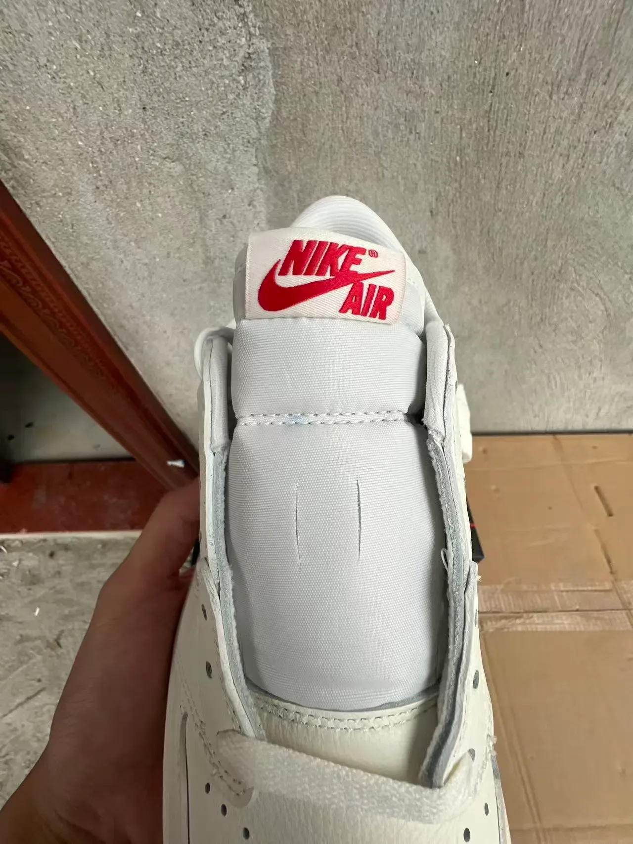 Nike Air Force 1 Low All-White Lifestyle Sneakers 4