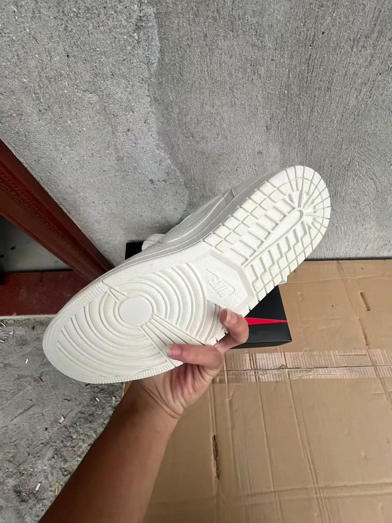 Nike Air Force 1 Low All-White Lifestyle Sneakers 6
