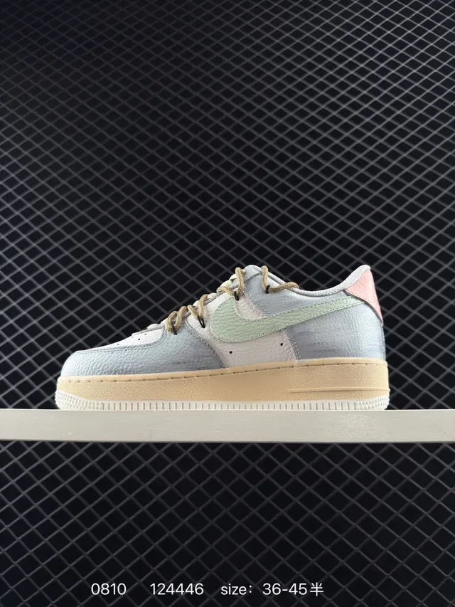 Nike Air Force 1 Low Blue Drip Effect Lifestyle Sneakers 3