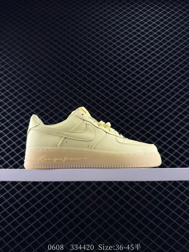 Nike Air Force 1 Low Pale Yellow Lifestyle Sneakers 6