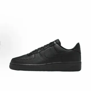 Nike Air Force 1 Monochromatic Black Lifestyle Sneakers