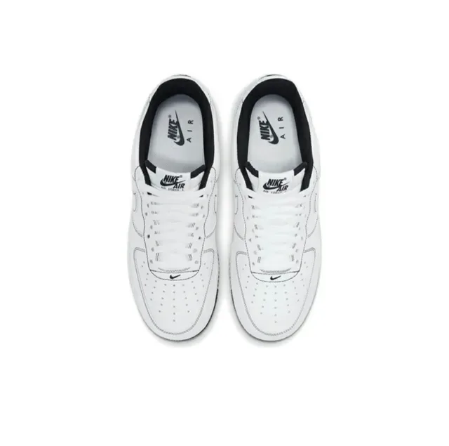 Nike Air Force 1 White and Black Lifestyle Sneakers 4