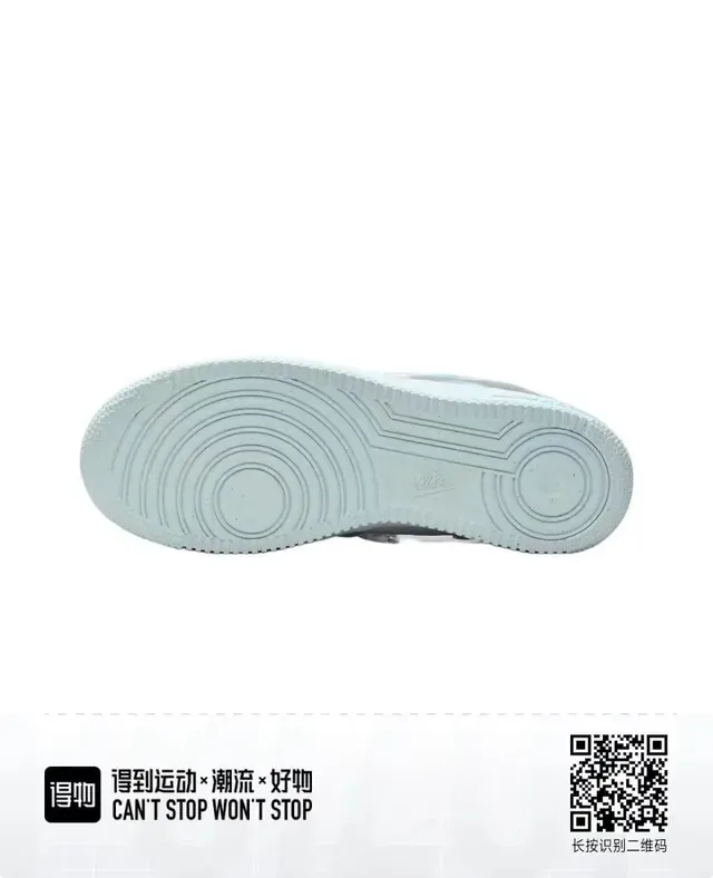 Nike Air Force 1 White Light Blue Neon Lime Lifestyle Sneakers 5