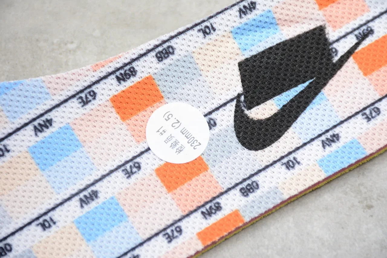 Nike Air Force 1 White Orange Blue Lifestyle Sneakers 6