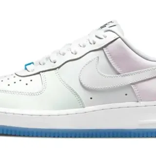 Nike Air Force 1 White Pastel Lavender Light Green Blue Lifestyle Sneakers