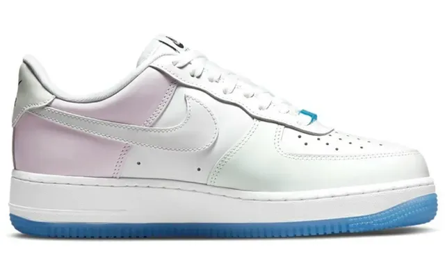 Nike Air Force 1 Blanc Lavande Pastel Vert Clair Bleu Sneakers Lifestyle 9