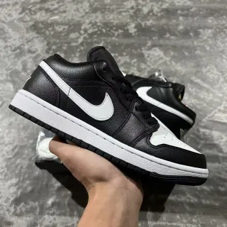 Nike Air Jordan 1 Low Black White Lifestyle Sneakers