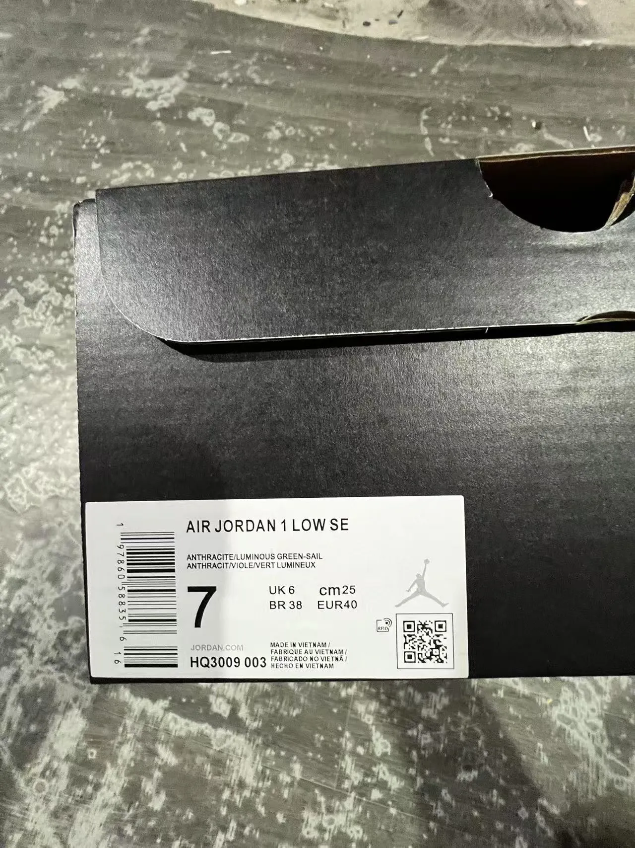 Nike Air Jordan 1 Low Black White Lime Yellow Lifestyle Sneakers 10