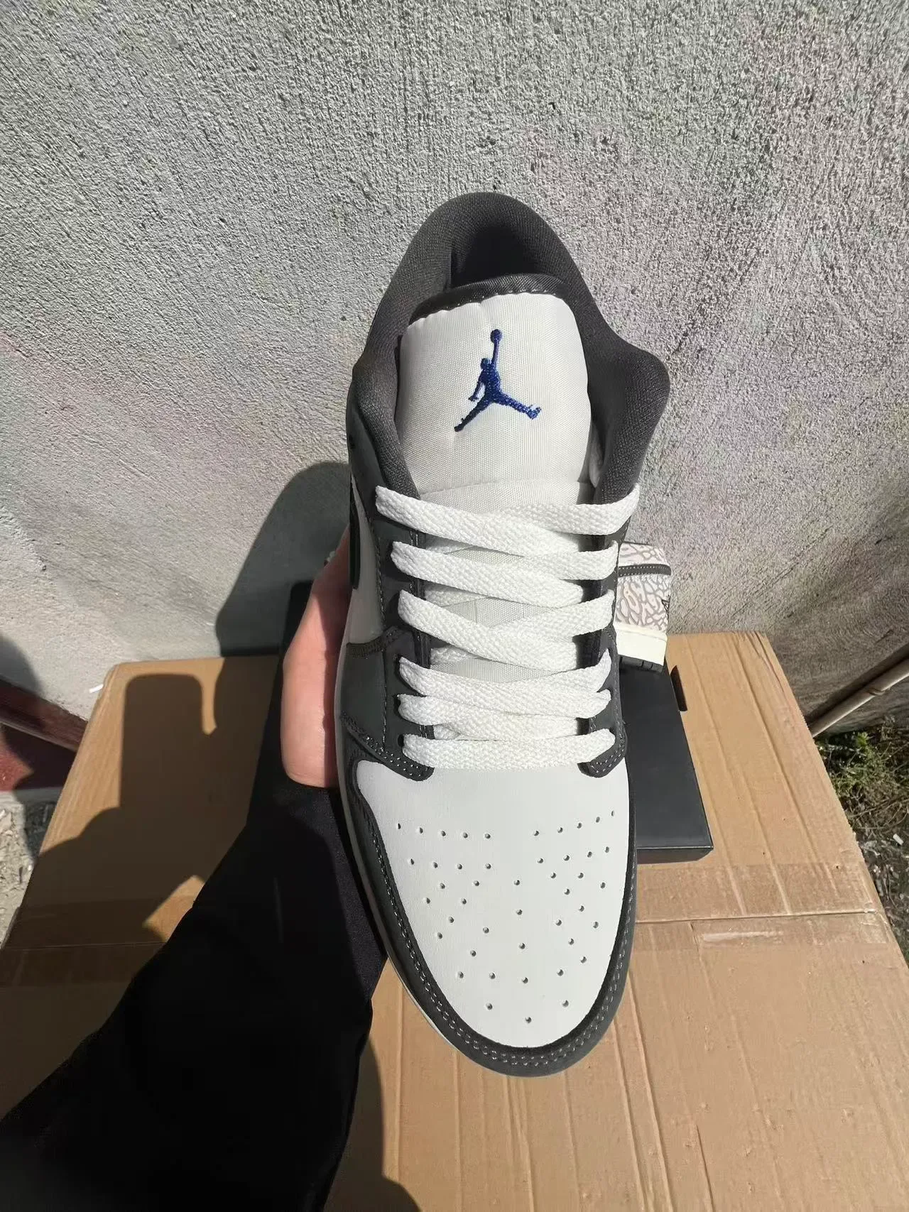 Nike Air Jordan 1 Low Elephant Print Lifestyle Sneakers 3