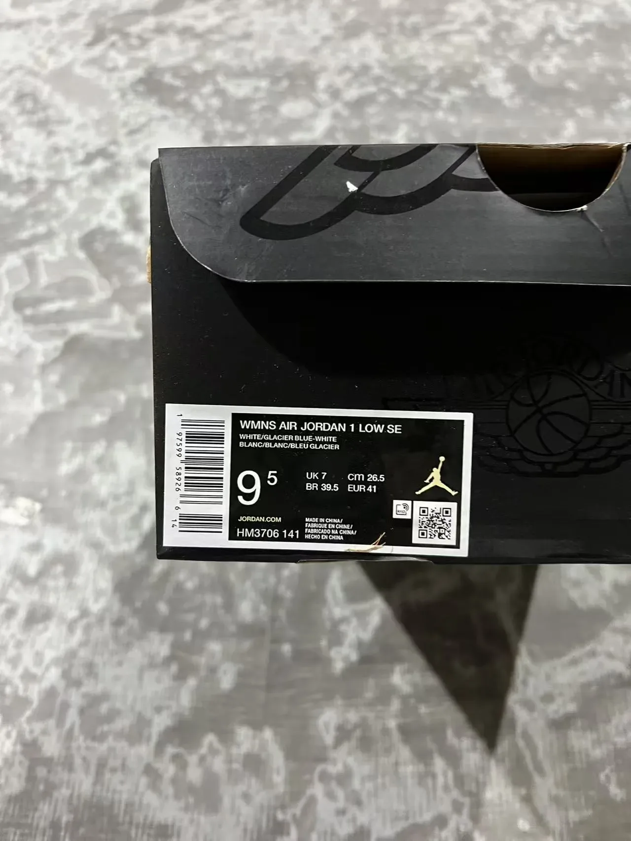 Nike Air Jordan 1 Low Chaussures Lifestyle Rose et Bleu Clair 10