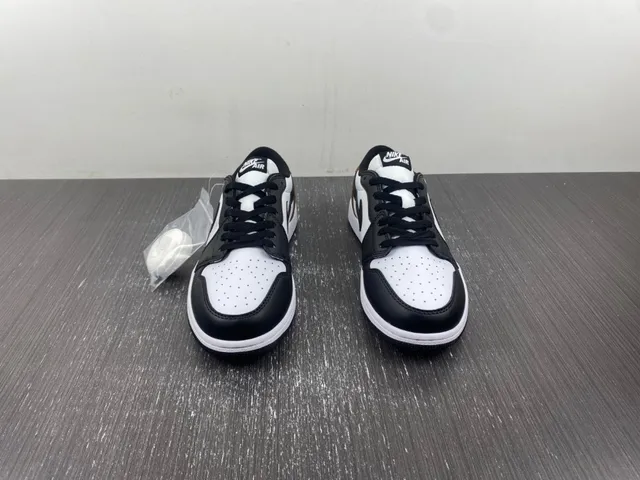 Nike Air Jordan 1 Low White Black Brown Lifestyle Sneakers 3