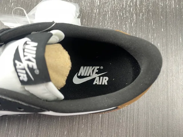Nike Air Jordan 1 Low White Black Brown Lifestyle Sneakers 11