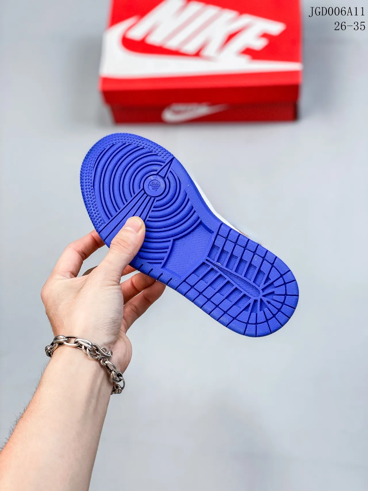 Nike Air Jordan 1 أحذية كرة السلة عالية الرقبة متعددة الألوان بانيل 5